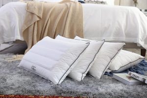 Ergonomisch Tempur hoofdkussen dat zich aanpast aan hoofd en nek voor optimale ondersteuning en comfort